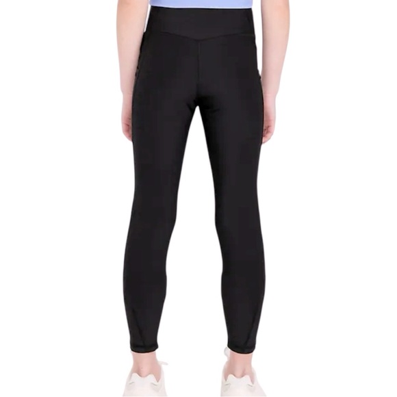 077 Old Navy Kids Activewear Black Leggings - Picture 3 of 4